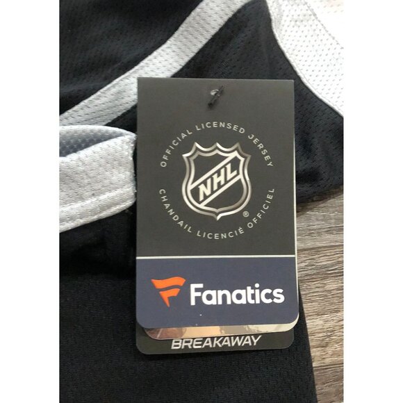 Fanatics Los Angeles Kings Mens Large Black NHL Breakaway Jersey New with Tags - Picture 3 of 8